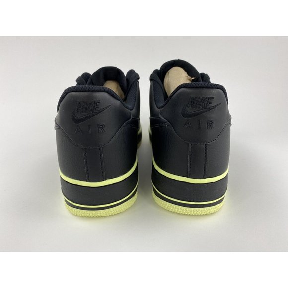 Nike Air Force 1 Low Ribbon Volt Black Men's Size 14 Sneakers Shoes - Picture 6 of 12